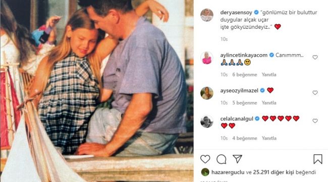 Ünlü Sanatçı Ferhan Şensoy'un Kızı Derya Şensoy'dan Duygulandıran ''Baba'' Paylaşımı 