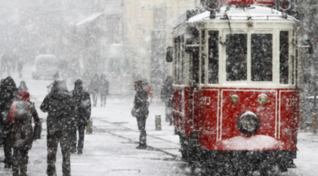 İstanbul'a Kar Geliyor..